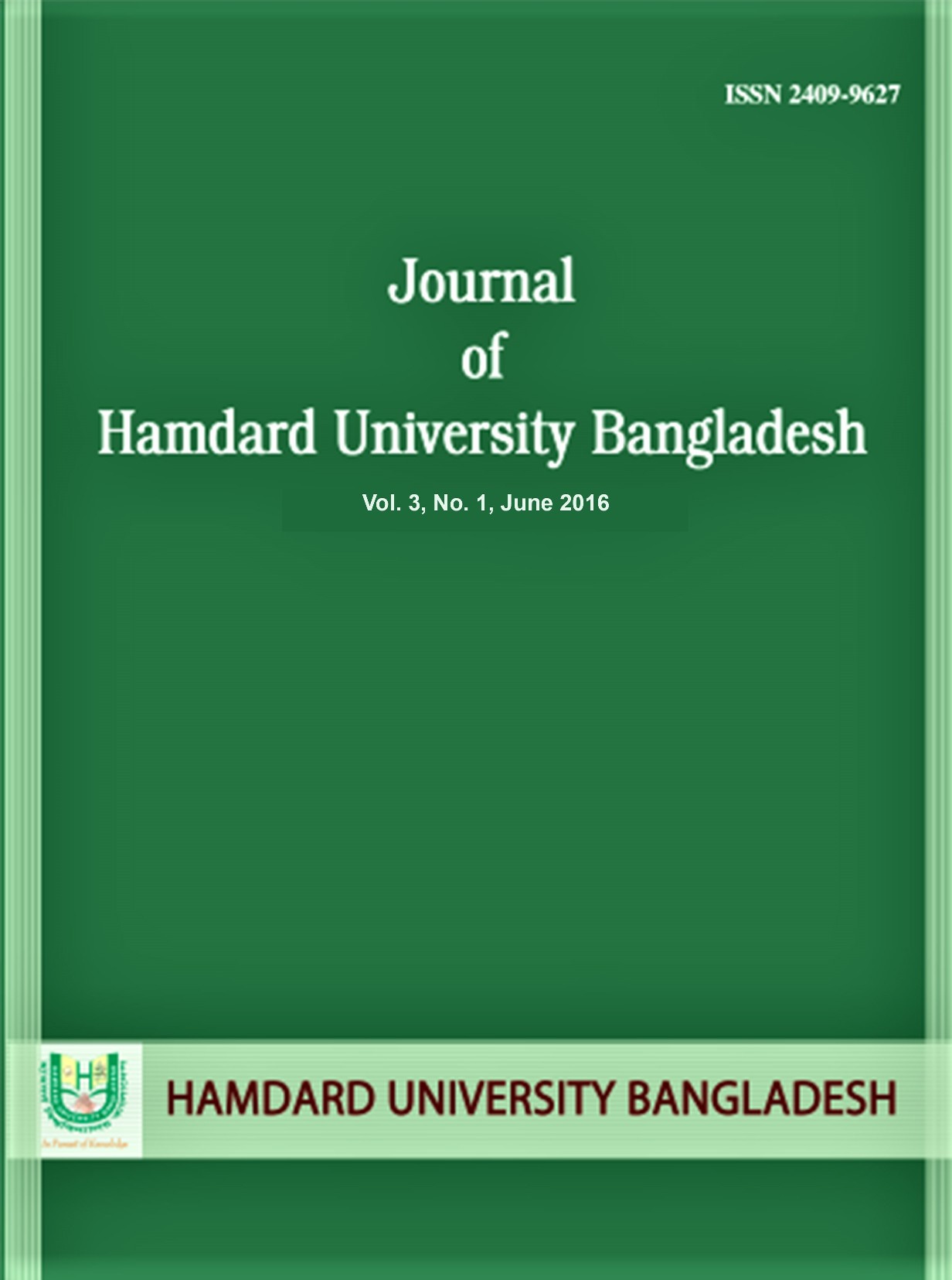Journal of Hamdard University Bangladesh
